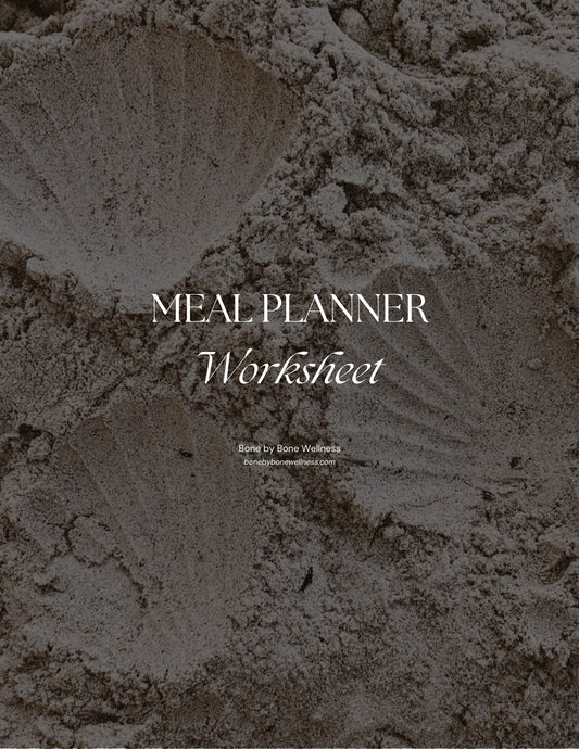 Meal Planner Sheet