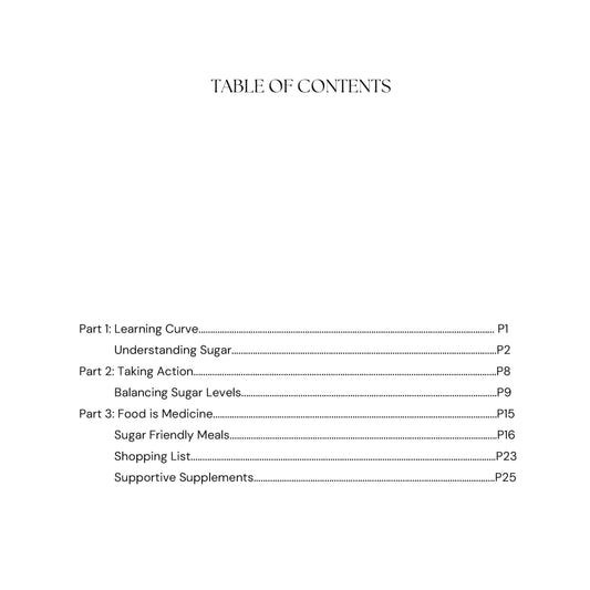 Sugar Balancing: A Functional Medicine Guide for Weight Loss
