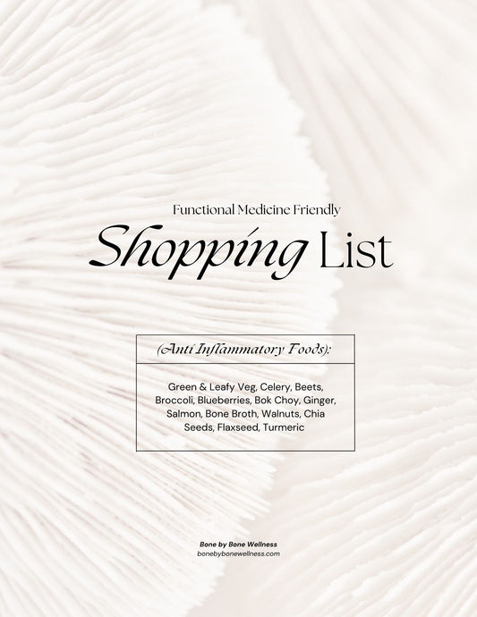 Functional Medicine Shopping List